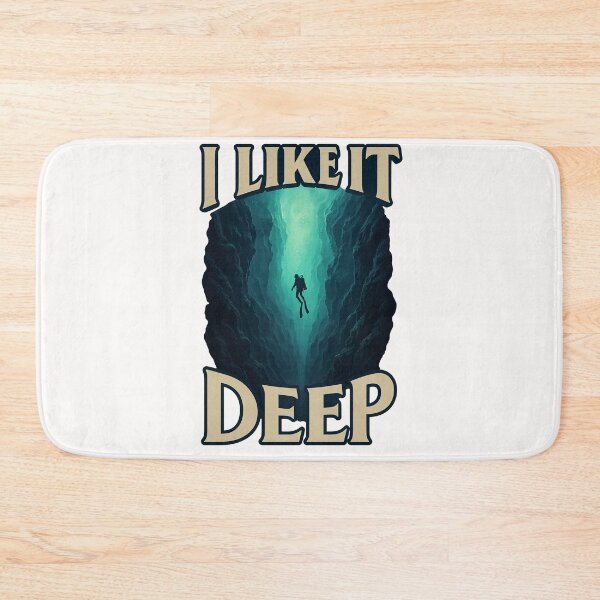 Item preview, I Like It Deep – Ocean Trench Diver Pun designed and sold by Places On Earth.