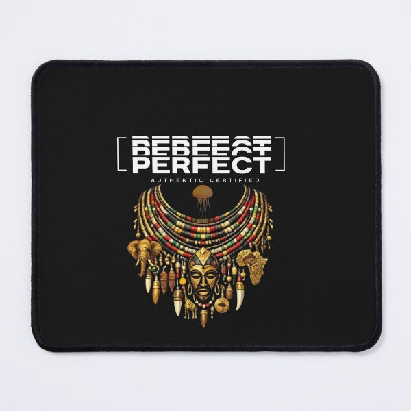 Item preview, Be Perfect – African Tribal Mask Necklace Streetwear Art designed and sold by zutagr.