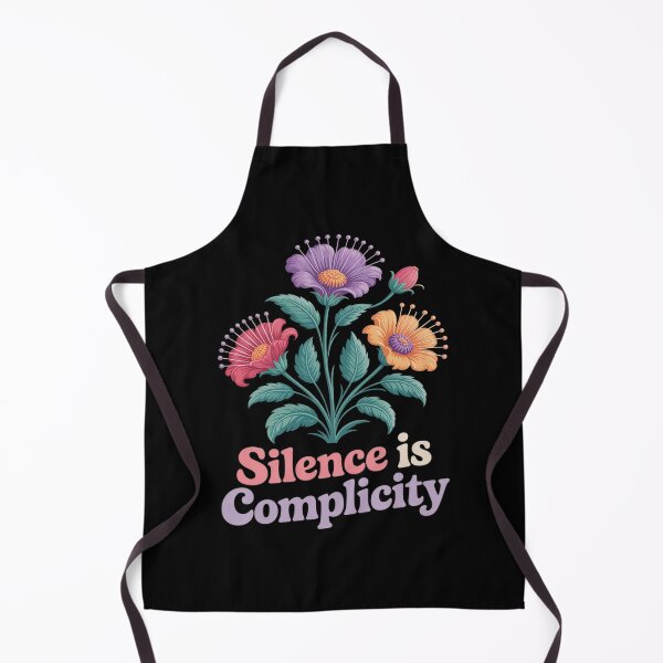 Item preview, Silence Is Complicity Subtle Flower Shirt Political Activism designed and sold by Voidbinder.