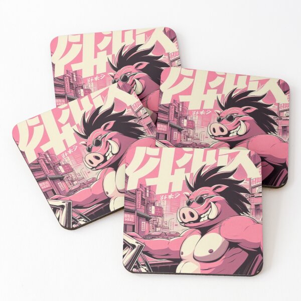 Item preview, "Snout & Swagger: Warthog Wheels in the Tokyo Tangle" designed and sold by Print Fiction.