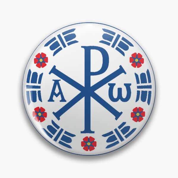 Item preview, Chi Rho Holy Christian Symbol of Constantine | Accurate Alpha and lowercase Omega designed and sold by Based History.