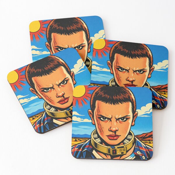 Item preview, Eleven Inspired Pop Art Portrait - Fan Art Illustration designed and sold by ThanksForToday.