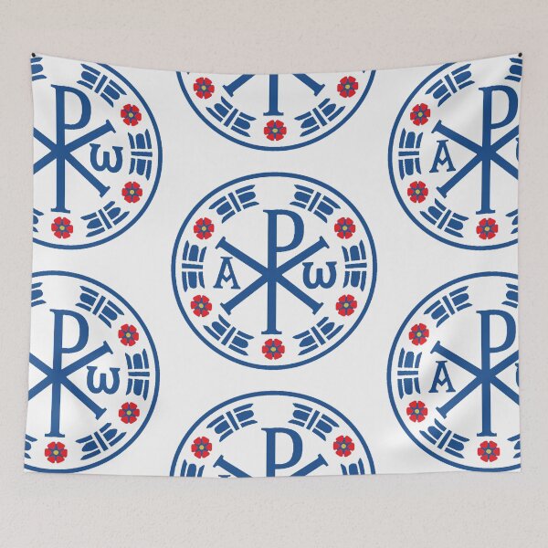 Item preview, Chi Rho Holy Christian Symbol of Constantine | Accurate Alpha and lowercase Omega designed and sold by Based History.