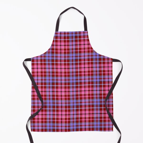 Item preview, Blue and Pink Tartan Plaid On Red Background designed and sold by PatternTitan.