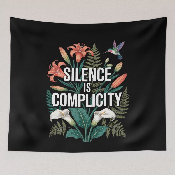 Item preview, Silence Is Complicity designed and sold by Voidbinder.
