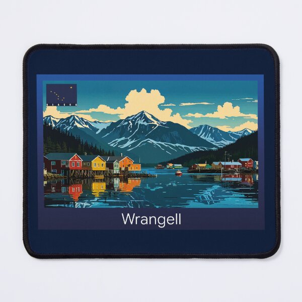 Aperçu de l'œuvre Voyage à Wrangell, en Alaska créée et vendue par Thistle-TShop.