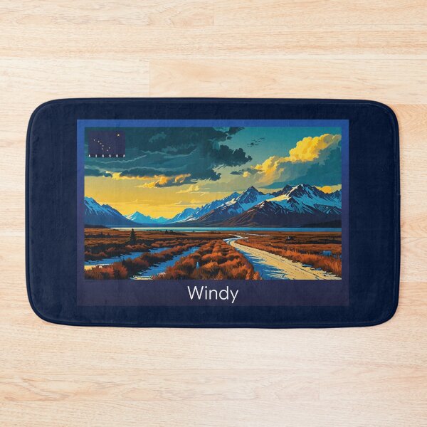 Item preview, Windy Alaska Travel designed and sold by Thistle-TShop.