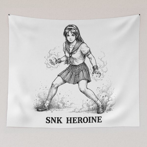 Artikelvorschau, Energiefokus-Pose – Athena Asamiya King of Fighters KOF Fanart entworfen und verkauft von bapupa.