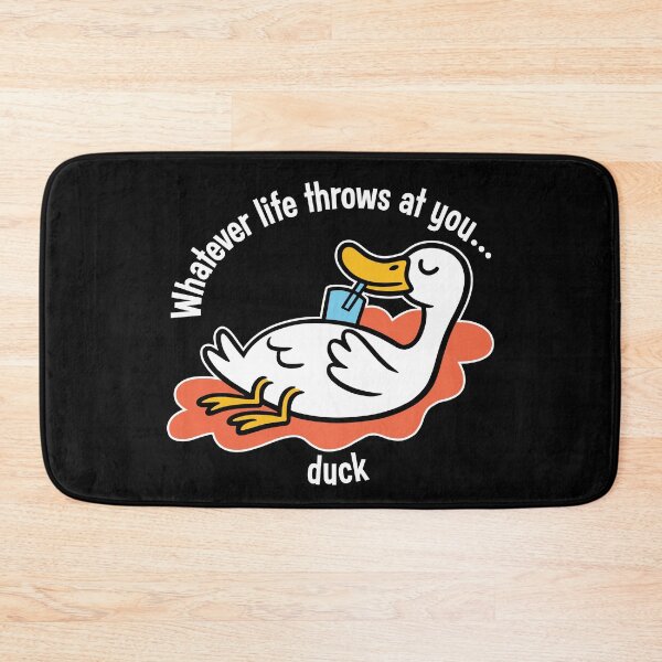 Item preview, "Whatever life throws at you, duck" funny pun t-shirt designed and sold by ArthousePromos.