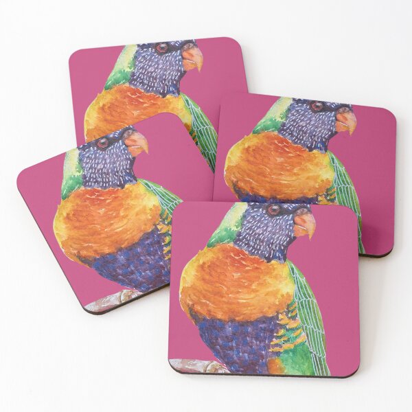 Item preview, Tropical Rainbow Explosion: Rainbow Lorikeet designed and sold by art-elodie-g.