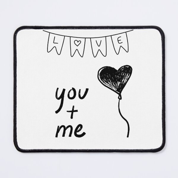 Item preview, Minimalist Valentine Black Background designed and sold by monicasstore.