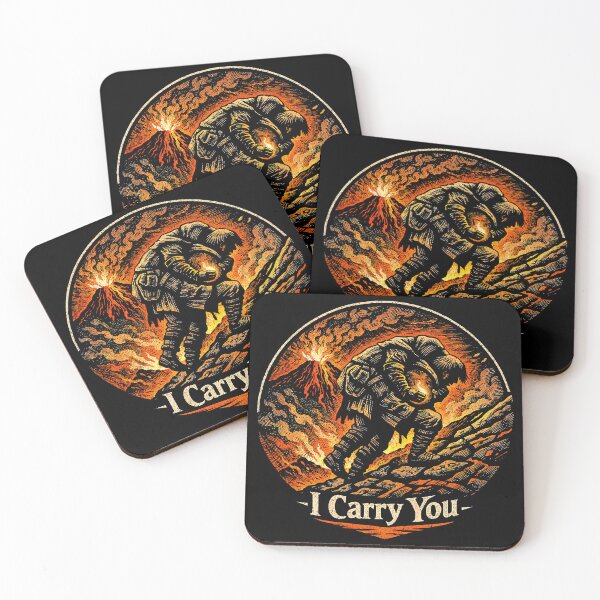 Item preview, Hero Carrying Friend I Carry You Art designed and sold by Retr0Tshirts.