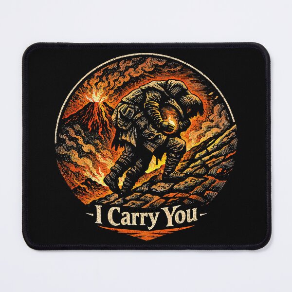 Item preview, Hero Carrying Friend I Carry You Art designed and sold by Retr0Tshirts.