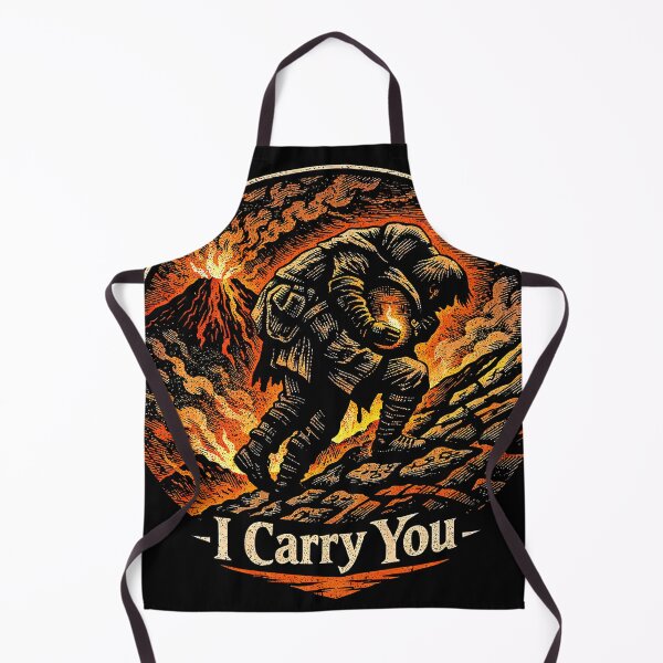 Item preview, Hero Carrying Friend I Carry You Art designed and sold by Retr0Tshirts.