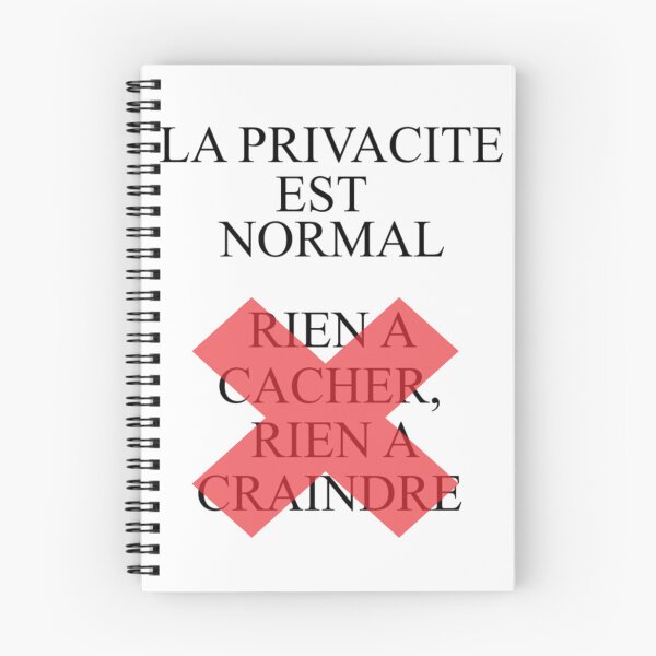 Item preview, Privacite est Normale, rien a cacher, rien a craindre | Surveillance Statement designed and sold by Based History.