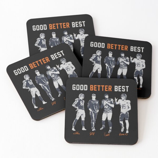 Item preview, Ben Johnson Caleb Williams Colston Loveland Rome Odunze Good Better Best Chicago designed and sold by gusmanvinagetti.