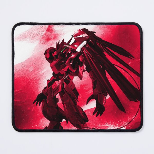 Item preview, red Barbatos Noir Gundam Digital Artwork full colour designed and sold by sabartgunpla.
