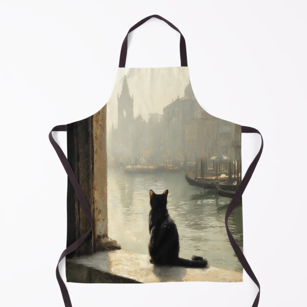 Item preview, Cat Overlooking a Venetian Canal designed and sold by lautir.