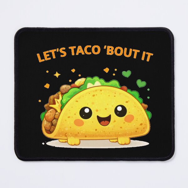 Item preview, Let’s Taco ’Bout It Cute Taco Shirt designed and sold by Papier Atelier Art.