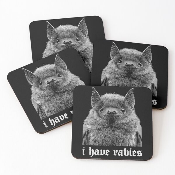 Item preview, I Have Rabies bat designed and sold by gusmanvinagetti.
