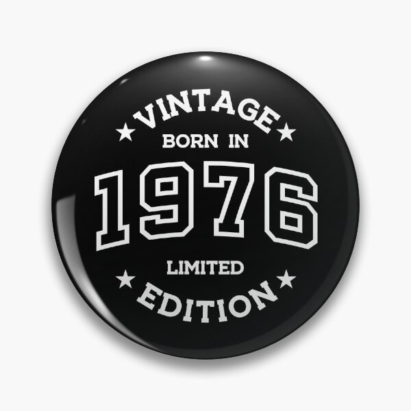 Item preview, Born in 1976 - Retro Style Print White designed and sold by Viktor Milana.