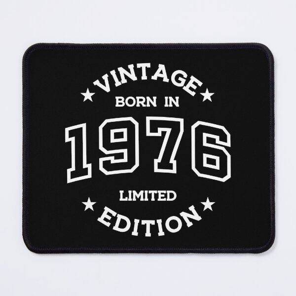 Item preview, Born in 1976 - Retro Style Print White designed and sold by Viktor Milana.