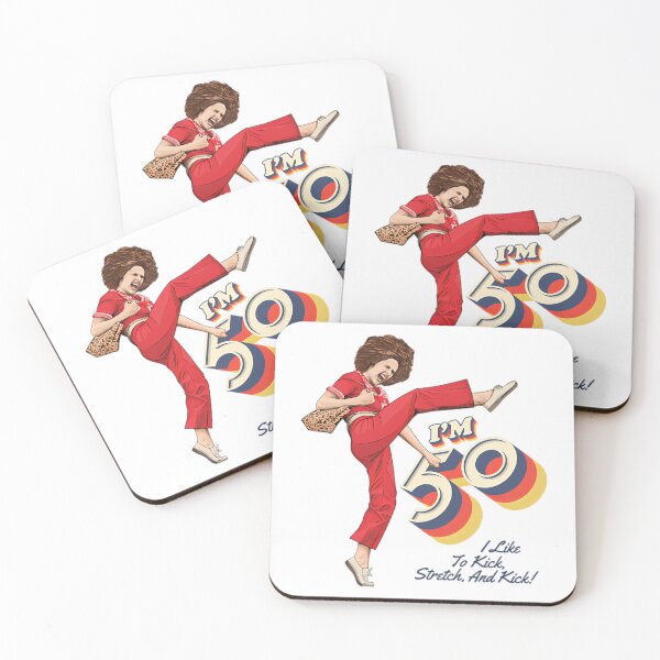 Item preview, Sally Omalley, I'm 50 i like to kick, streth, and kick! designed and sold by gusmanvinagetti.