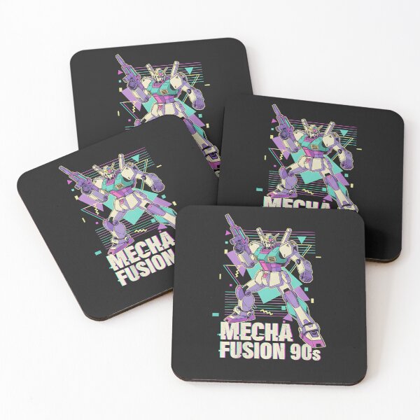 Item preview, 90s Mecha Fusion T-Shirt – Vintage Anime Robot Neon Glitch Style Tee designed and sold by ZyxDes.
