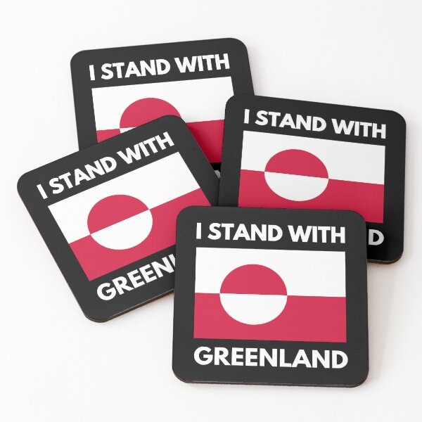 Item preview, I STAND WITH GREENLAND designed and sold by ProgressiveMob.