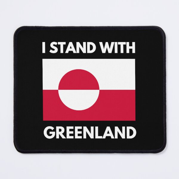Item preview, I STAND WITH GREENLAND designed and sold by ProgressiveMob.