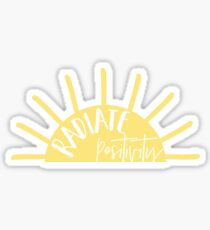 Pegatina irradia positividad