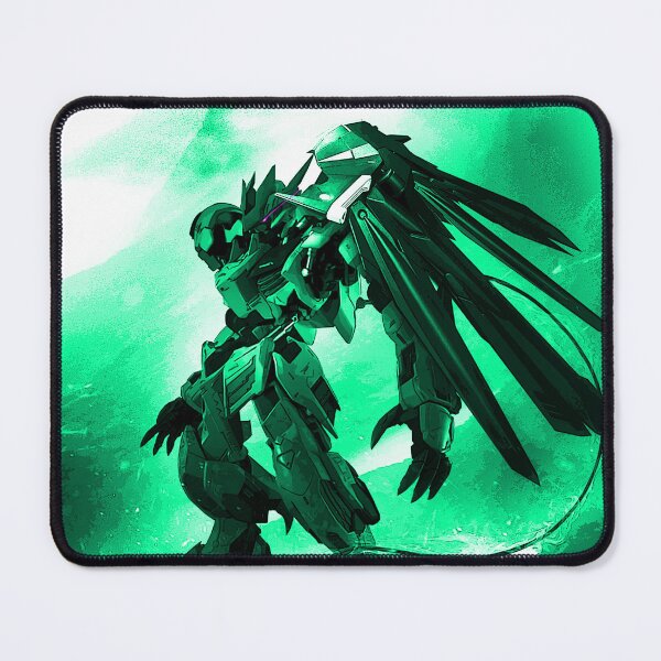 Item preview, green Barbatos Noir Gundam Digital Artwork full colour designed and sold by sabartgunpla.