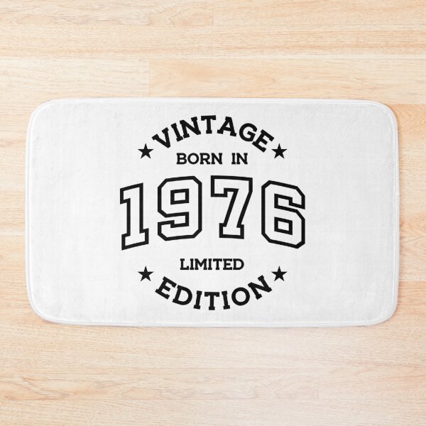 Item preview, Born in 1976 - Retro Style Print Black designed and sold by Viktor Milana.