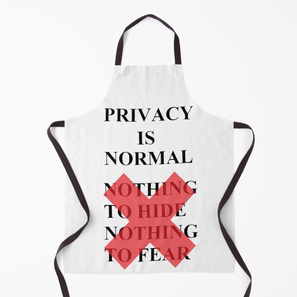 Item preview, Privacy is Normal, Not Nothing to Hide Nothing to Fear | Anti Surveillance Statement designed and sold by Based History.