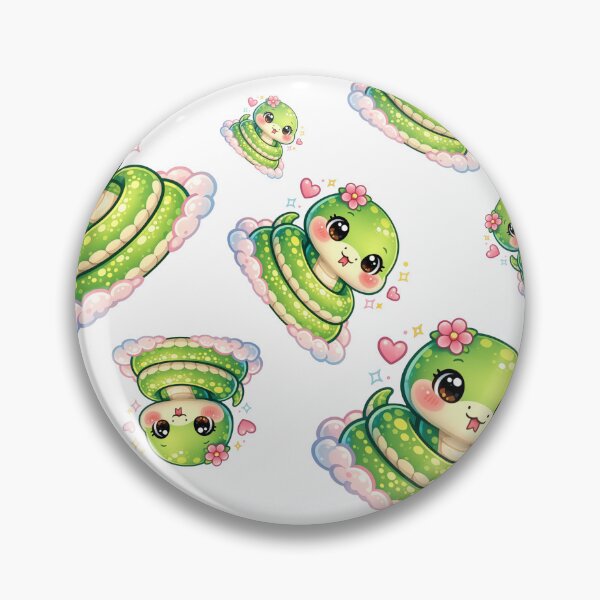 Artikelvorschau, Kawaii Schlangenmuster entworfen und verkauft von Lizard Loungewear .