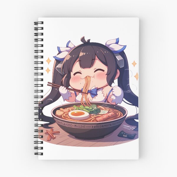Item preview, Danmachi Anime Girl Hestia Danmachi Happy Ramen Feast designed and sold by mildaclairmo.
