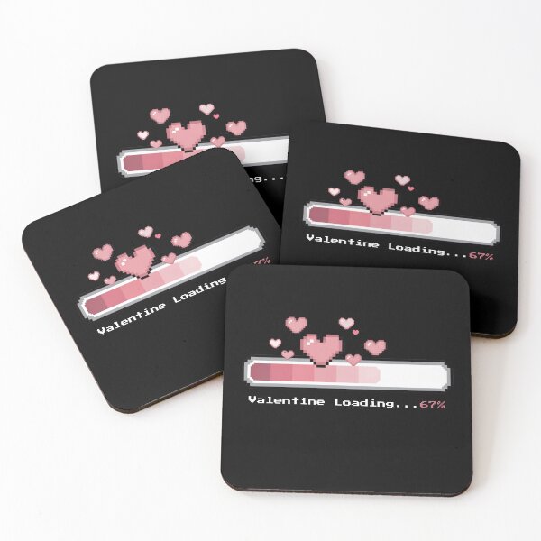 Item preview, Pixel Love Meter 6 7 % – Cute Pixel Art Heart Loading Bar for Gamers & Couples designed and sold by MORIANZPOD.