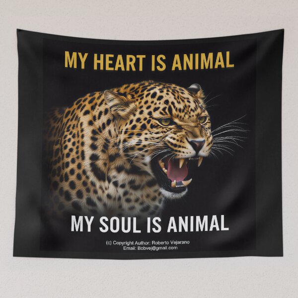 Item preview, CHITTA ANGRY, ZOOMAGIC PUZZLE, MY HEART IS ANIMAL designed and sold by ANIMALS IN LOVE - T- SHIRTS - Zoomagic Puzzle.