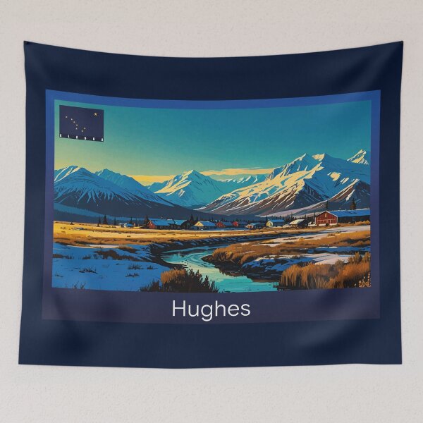 Item preview, Hughes Alaska Travel designed and sold by Thistle-TShop.