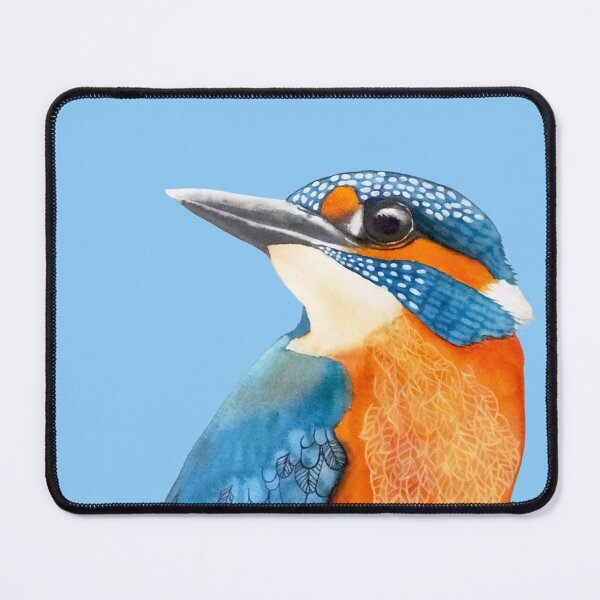 Item preview, Common Kingfisher: Bright Blue Flash by the Water's Edge designed and sold by art-elodie-g.