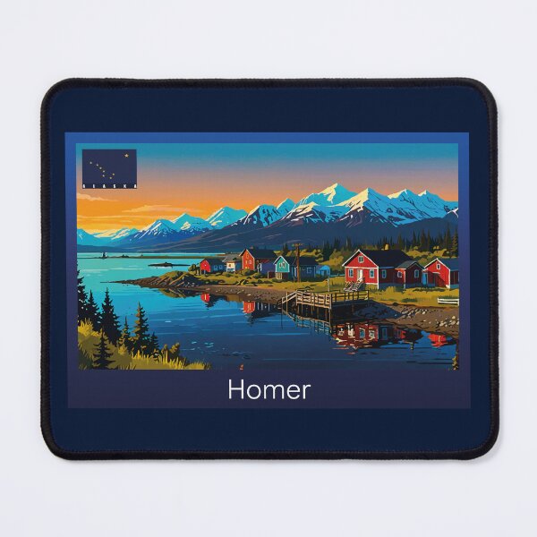 Item preview, Homer Alaska Travel designed and sold by Thistle-TShop.