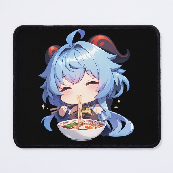 Item preview, Game Ganyu Genshin Impact Kawaii Ramen Work Break designed and sold by mildaclairmo.