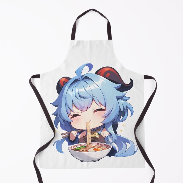 Item preview, Game Ganyu Genshin Impact Kawaii Ramen Work Break designed and sold by mildaclairmo.