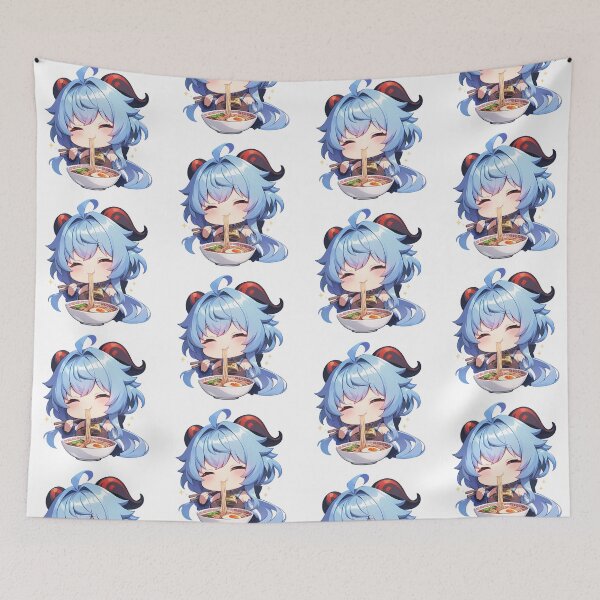 Item preview, Game Ganyu Genshin Impact Kawaii Ramen Work Break designed and sold by mildaclairmo.