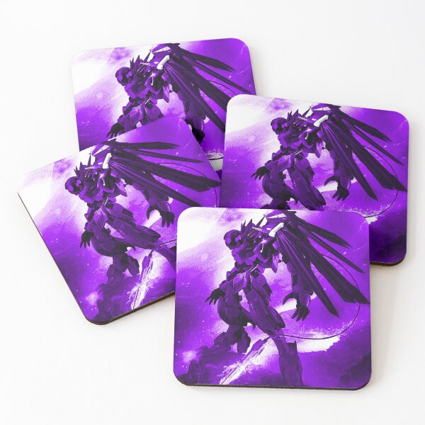 Item preview, purple Barbatos Noir Gundam Digital Artwork full colour designed and sold by sabartgunpla.