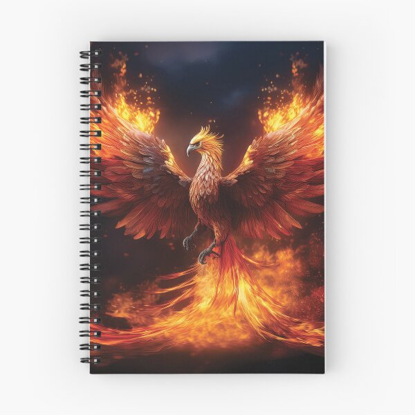 Item preview, Inferno Phoenix – Majestic Fire Bird Mythology Fantasy Art designed and sold by MDKey DESIGN.