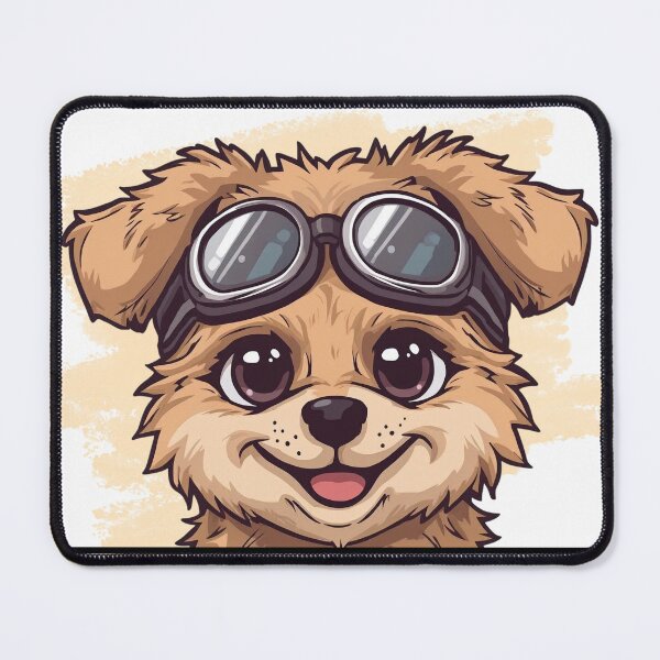 Item preview, Funny Pilot Dog Art designed and sold by rspsp.