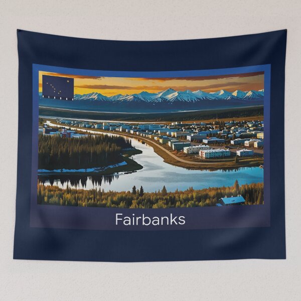 Item preview, Fairbanks Alaska Travel designed and sold by Thistle-TShop.