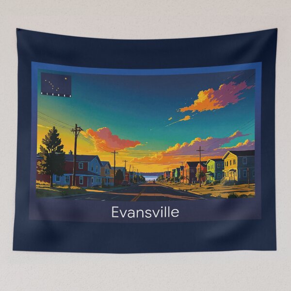 Item preview, Evansville Alaska Travel designed and sold by Thistle-TShop.