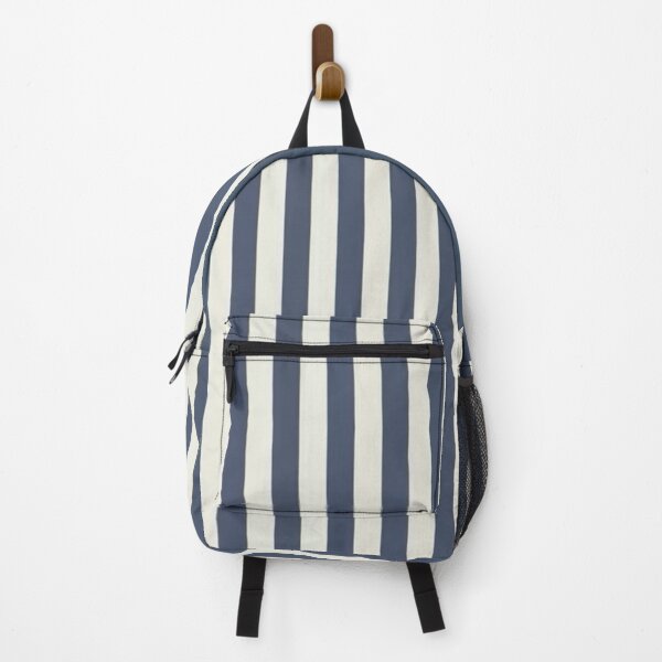 Item preview, Navy Blue and Off-White Vertical Stripes Minimalist Pattern designed and sold by T-I-D-E.